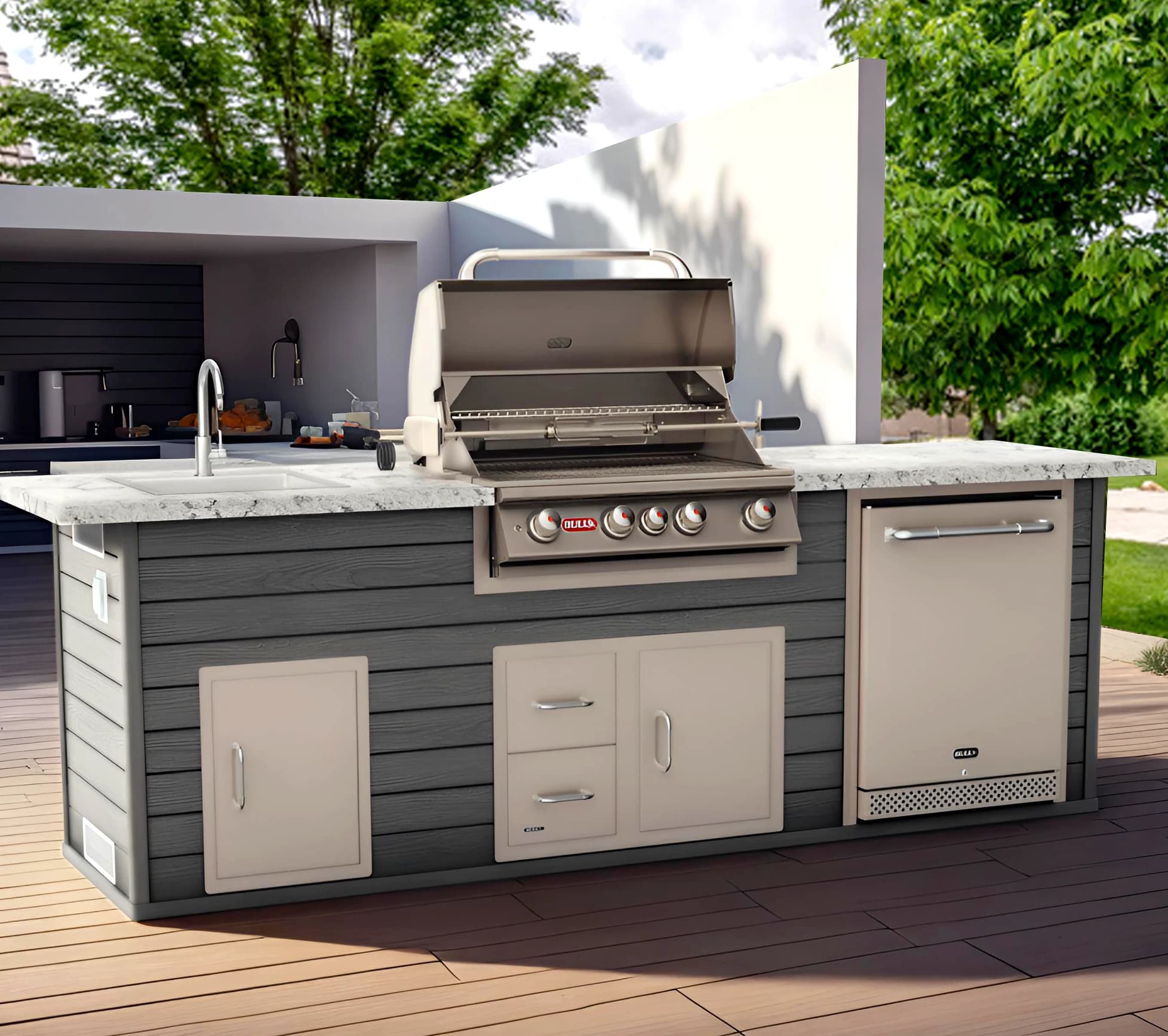 Bull BBQ Premier Q Core Outdoor Kitchen Island