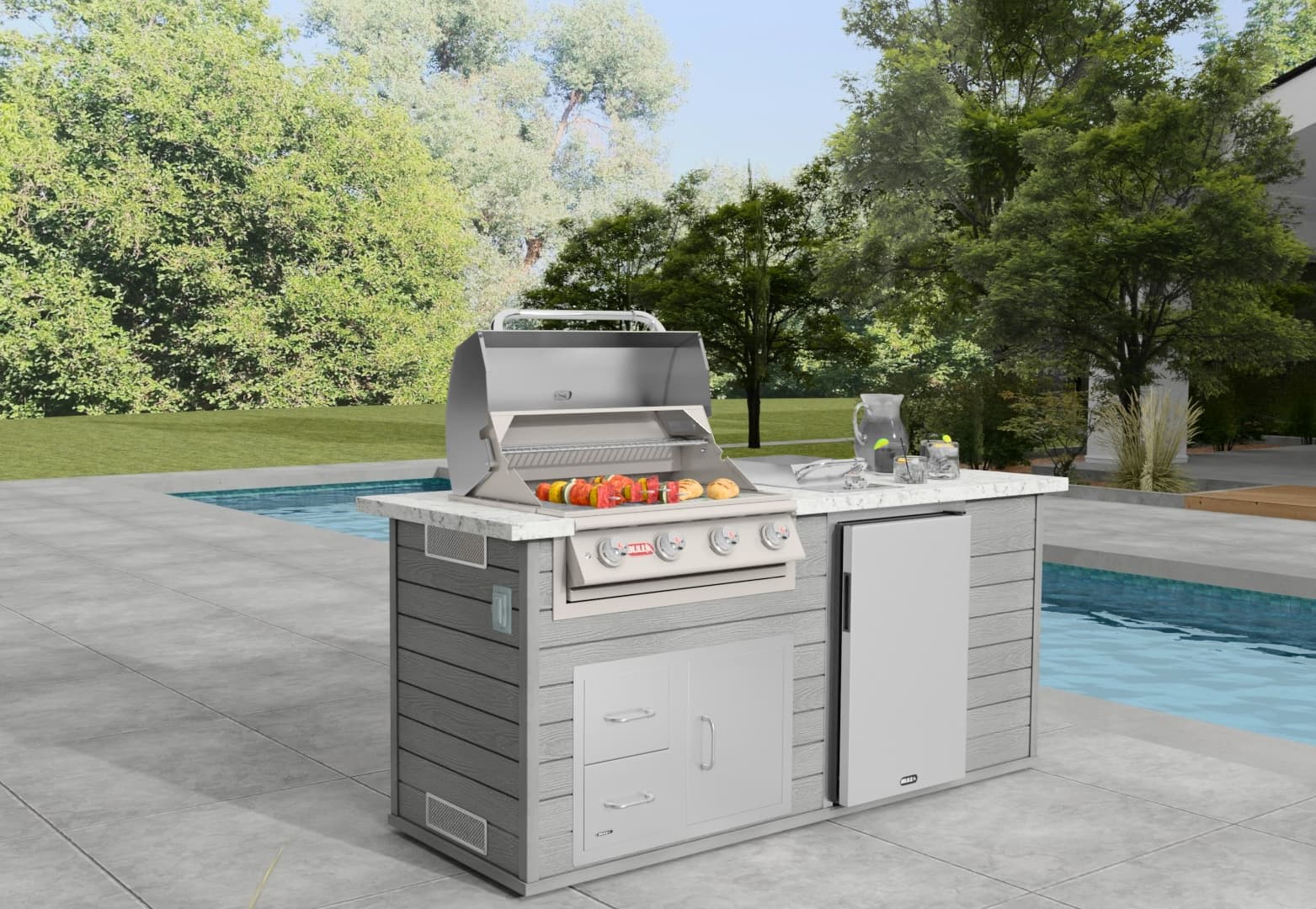 Bull BBQ Outdoor Kitchen Core ODK Island thumbnail 2