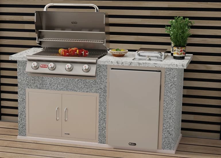 Bull BBQ Power Q Core Outdoor Kitchen Island