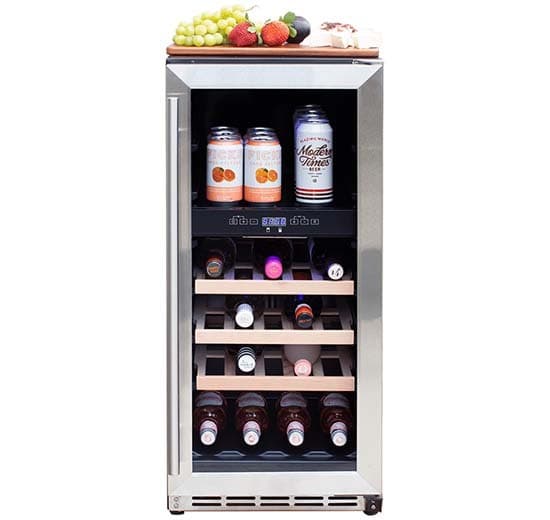 Summerset Grills 15-Inch 3.2 Cu. Ft. Outdoor Rated Wine Cooler thumbnail 1