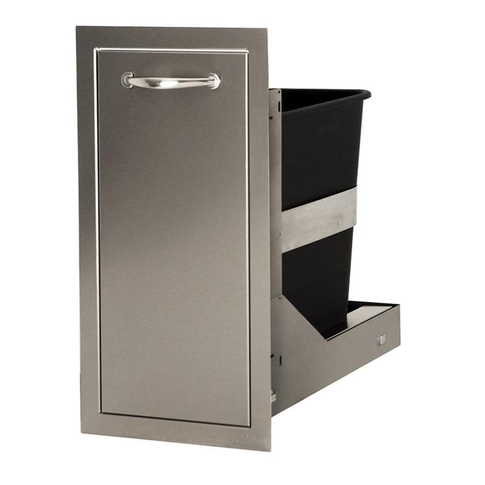 Artisan 15-Inch Roll-Out Stainless Steel Trash Bin thumbnail 1