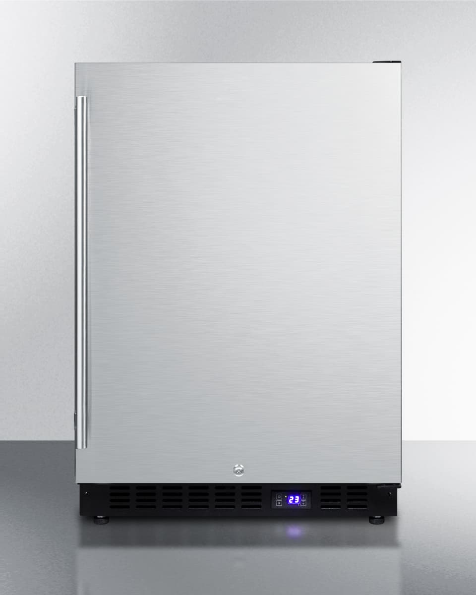 Summit 24-Inch 4.72 Cu. Ft. Outdoor Rated Stainless Steel Compact Freezer thumbnail 1