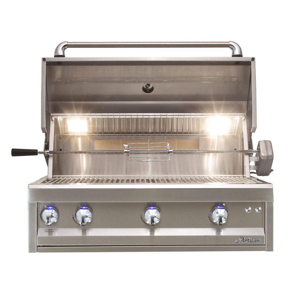 Artisan Professional 36-Inch 3-Burner Built-In Propane Gas Grill with Rear Infrared Burner thumbnail 1