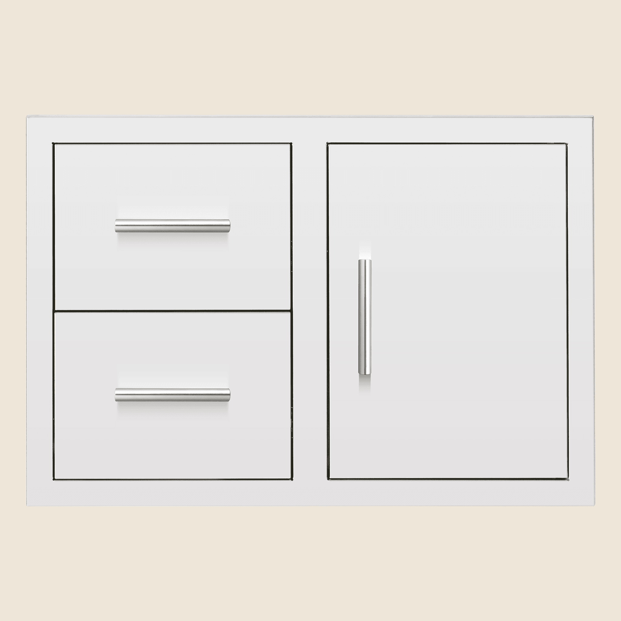Summerset Grills 33-Inch Stainless Steel Right-Hinged Access Door & Double Drawer Combo