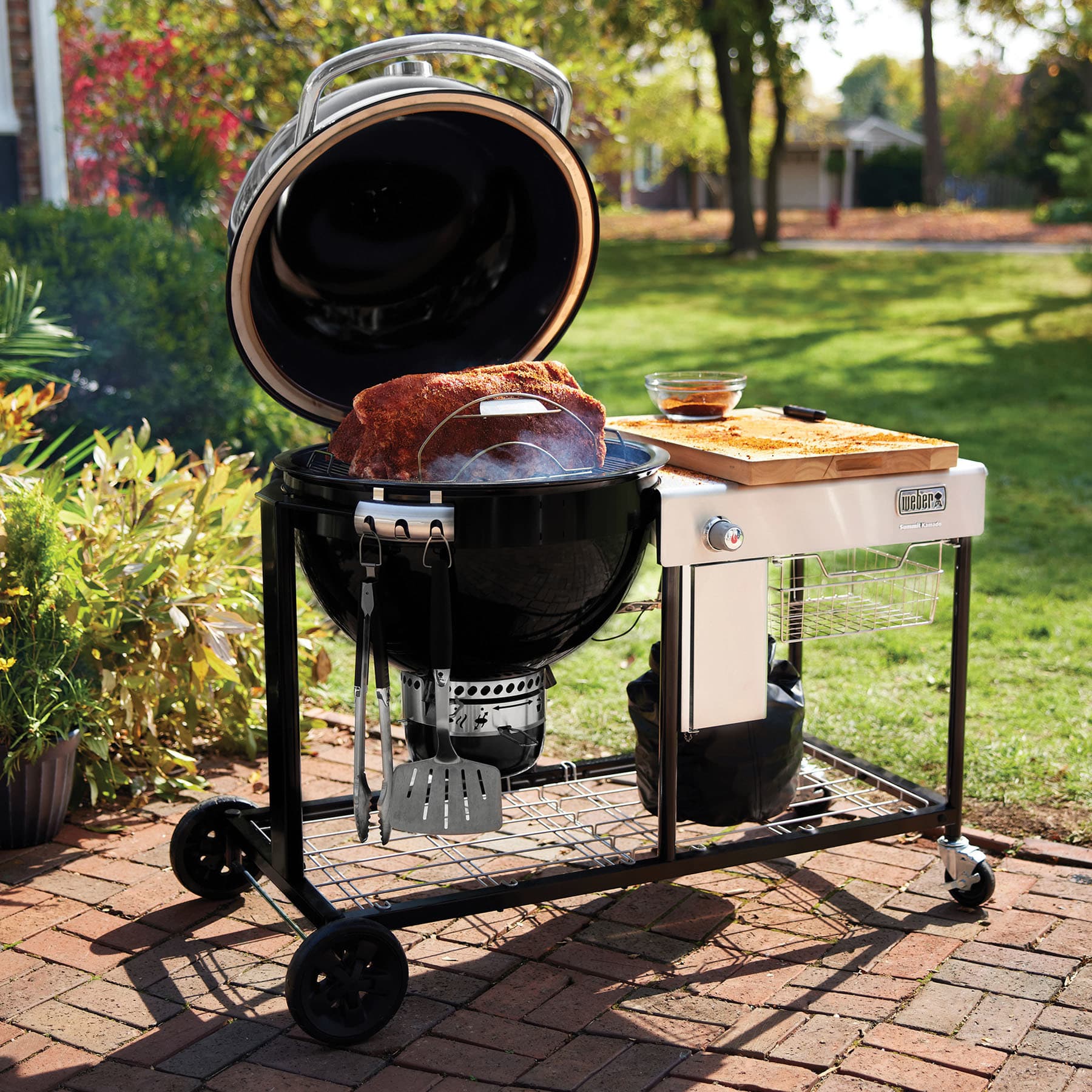 Weber Grills Summit 24-Inch Kamado S6 Charcoal Grill Center thumbnail 5