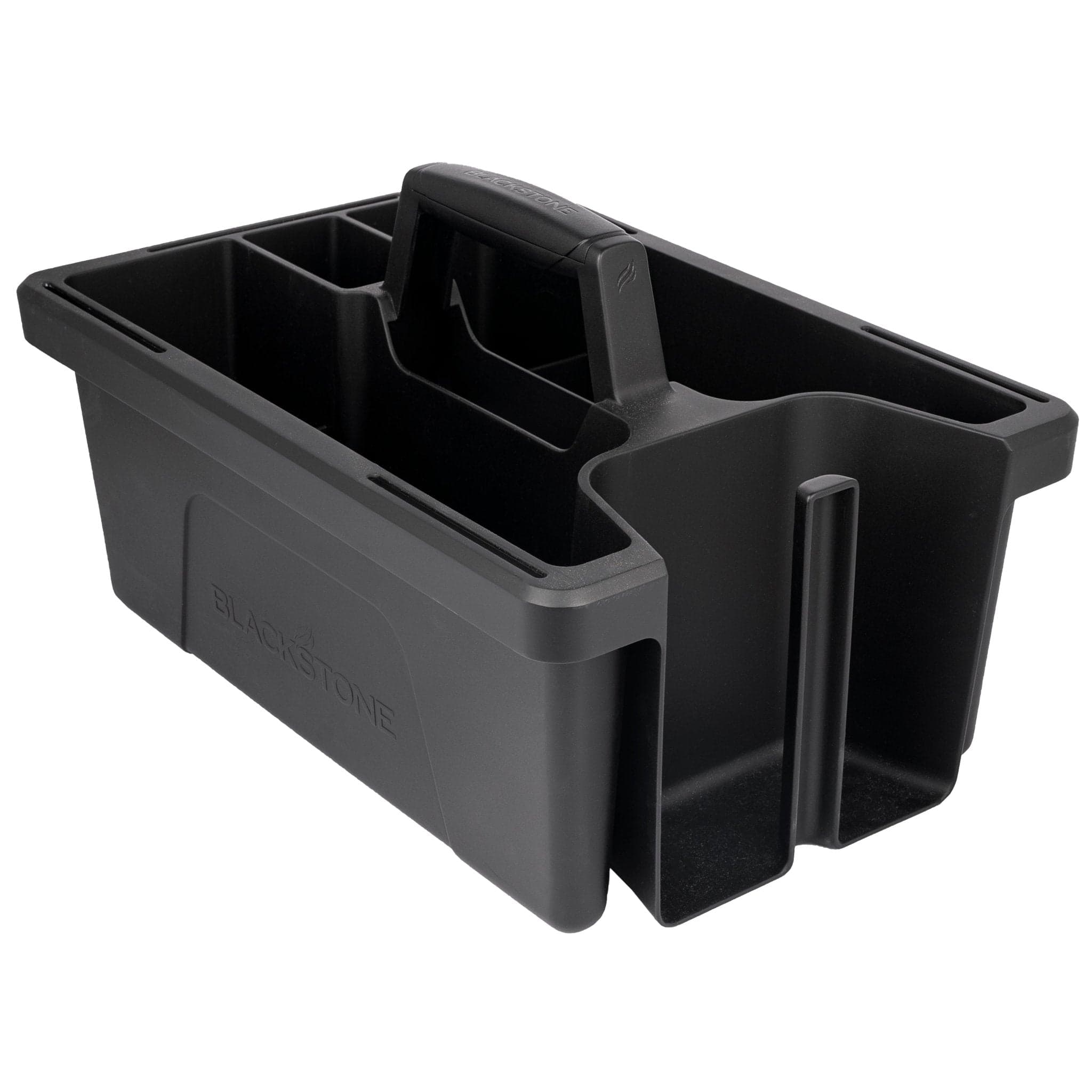 Blackstone 7-Compartment Thermoplastic Griddle Caddy with Paper Towel Holder