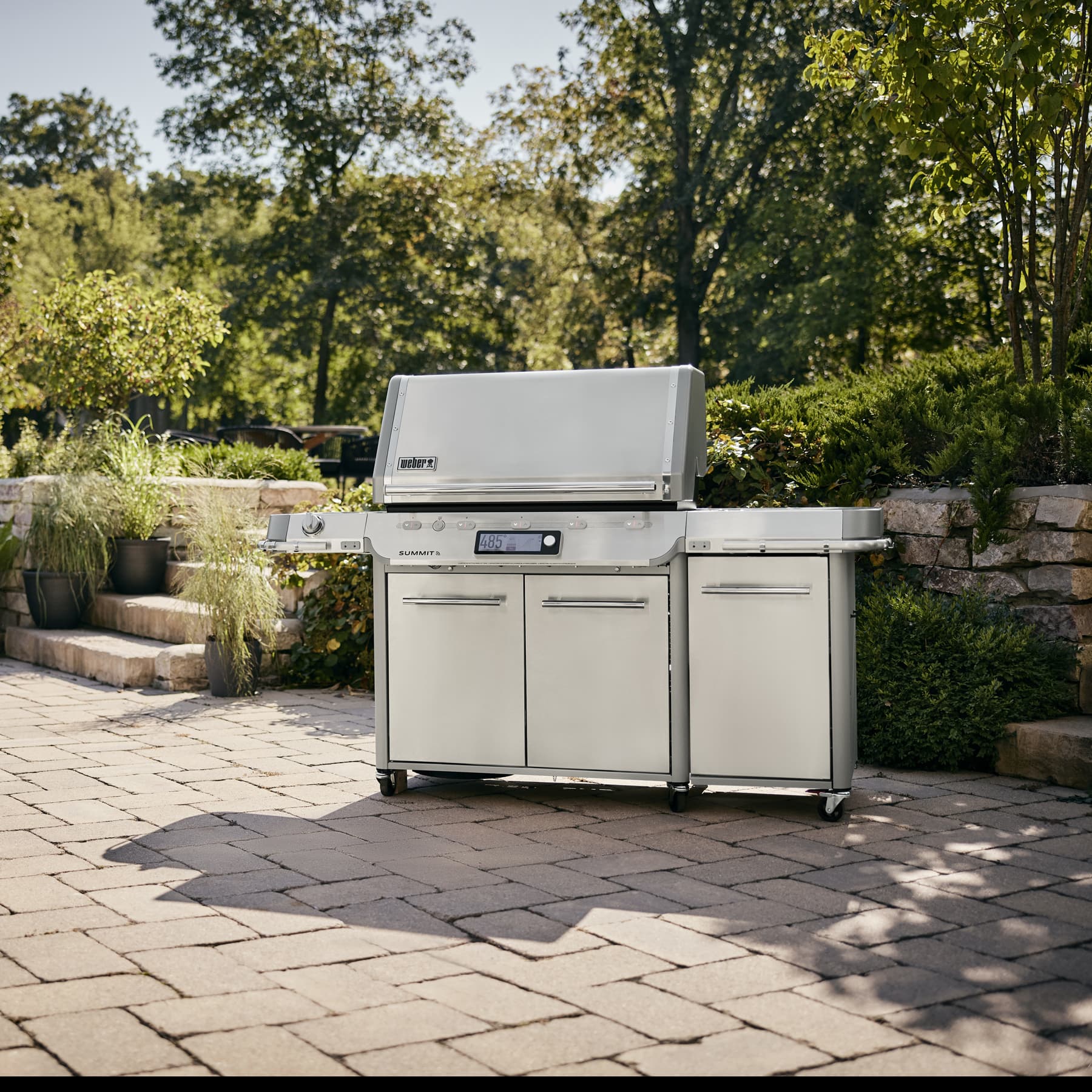 Weber Grills Summit Smart Fs38x S Wi Fi Connected Freestanding Gas Grill Rotisserie Sear Burner and Side Burner thumbnail 5