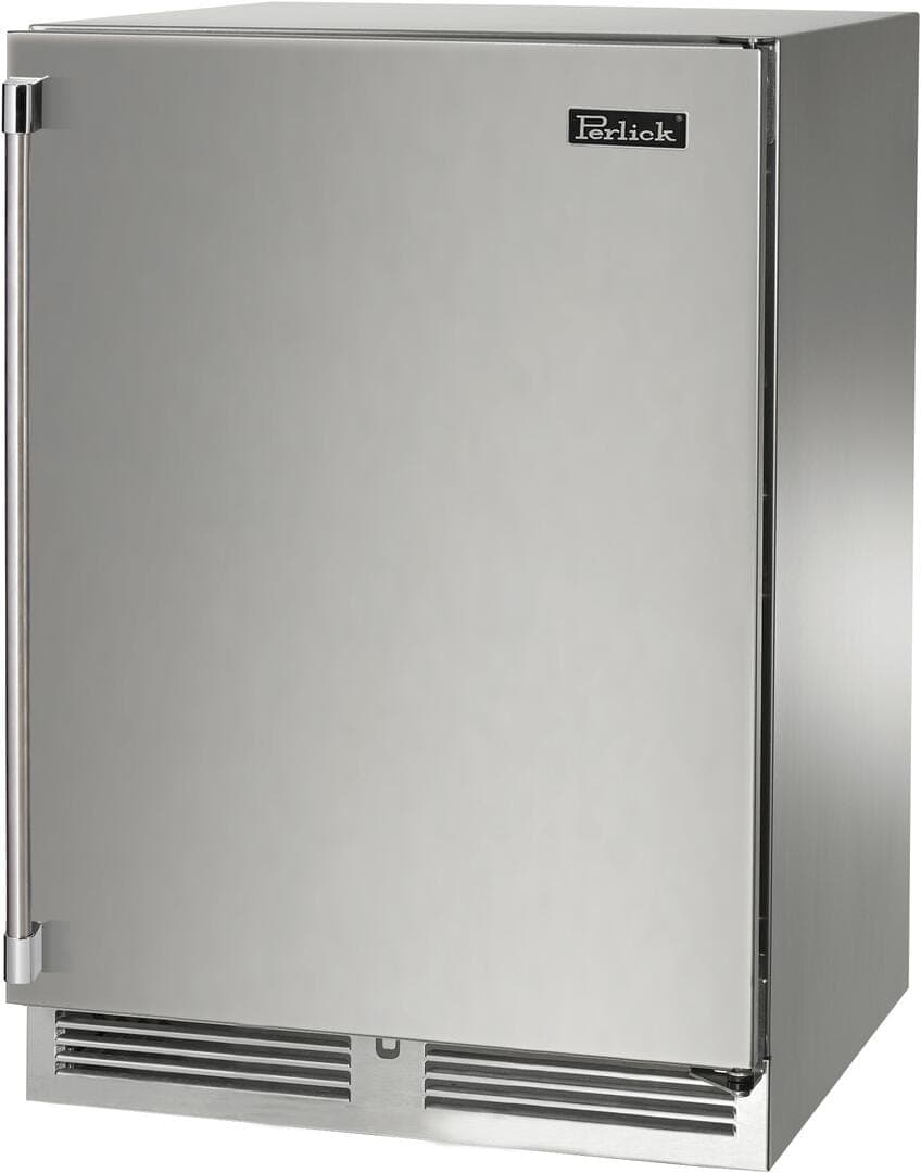 Perlick 24-Inch Signature Series Stainless Steel Outdoor Dual-Zone Wine Reserve w/ Door Lock - Left Hinged thumbnail 2