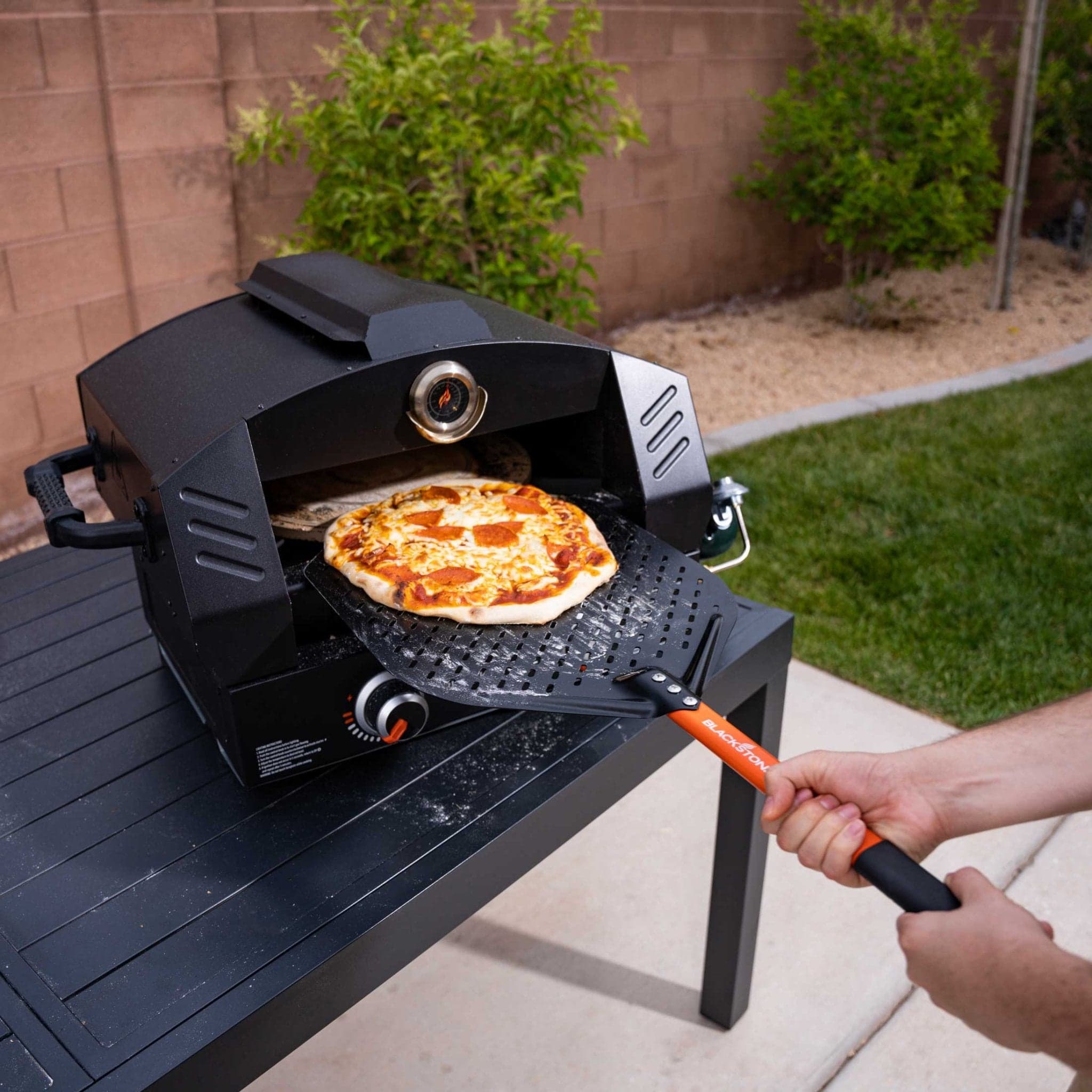 Blackstone Perforated Black Aluminum Pizza Peel