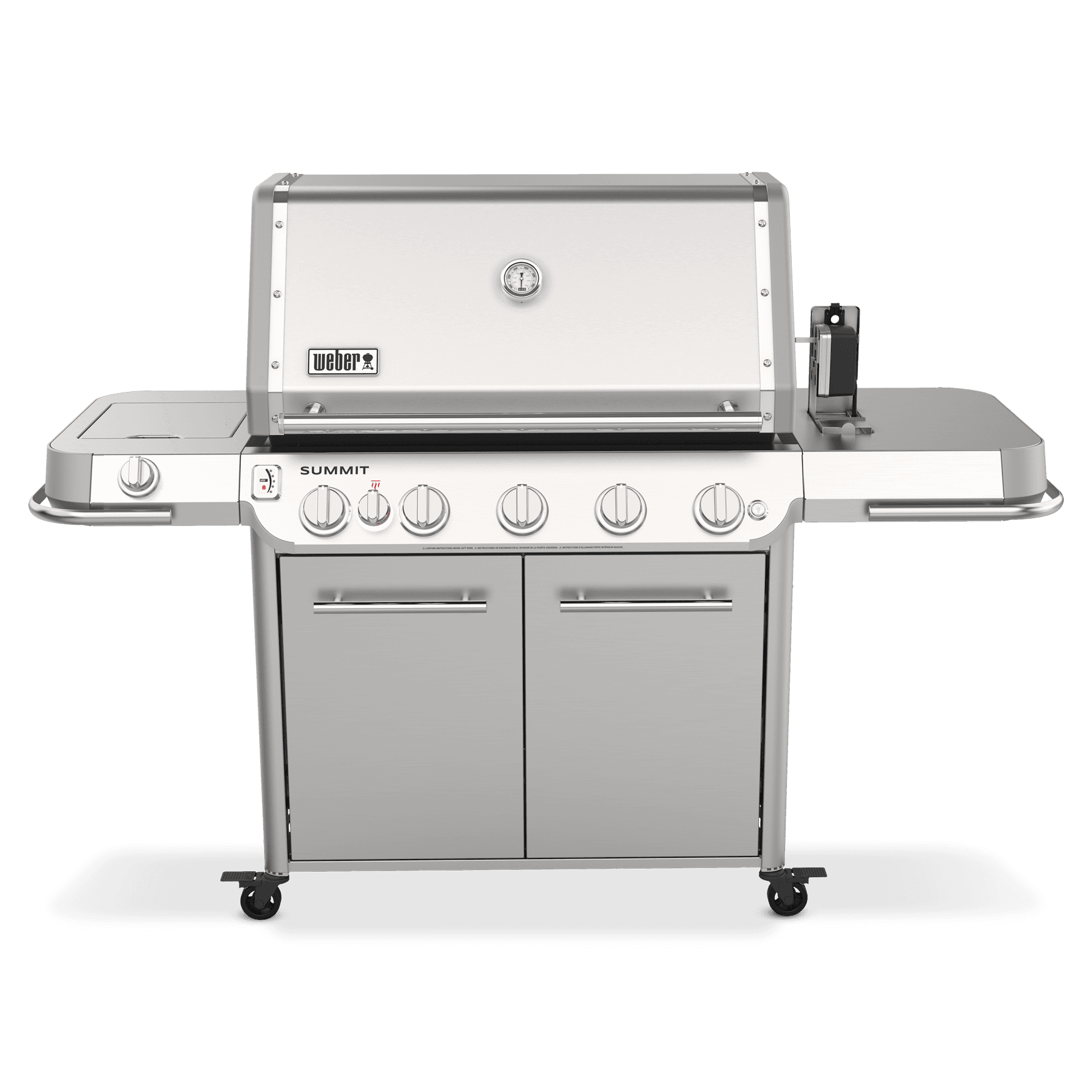 Weber Grills Summit FS38 S Freestanding Gas Grill Rotisserie Sear Burner and Side Burner thumbnail 9