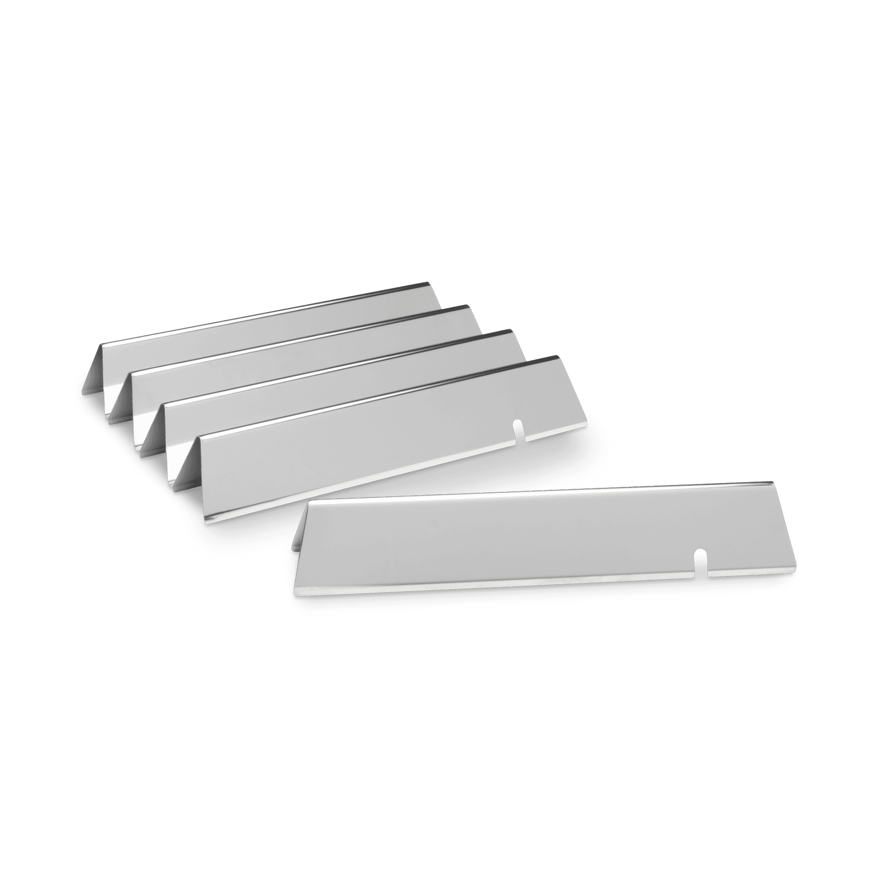 Weber Grills Stainless Steel Flame Tamer Flavorizer Bars for Spirit and Spirit II 300 series gas grills (2013-2024 model years) - Set of 5