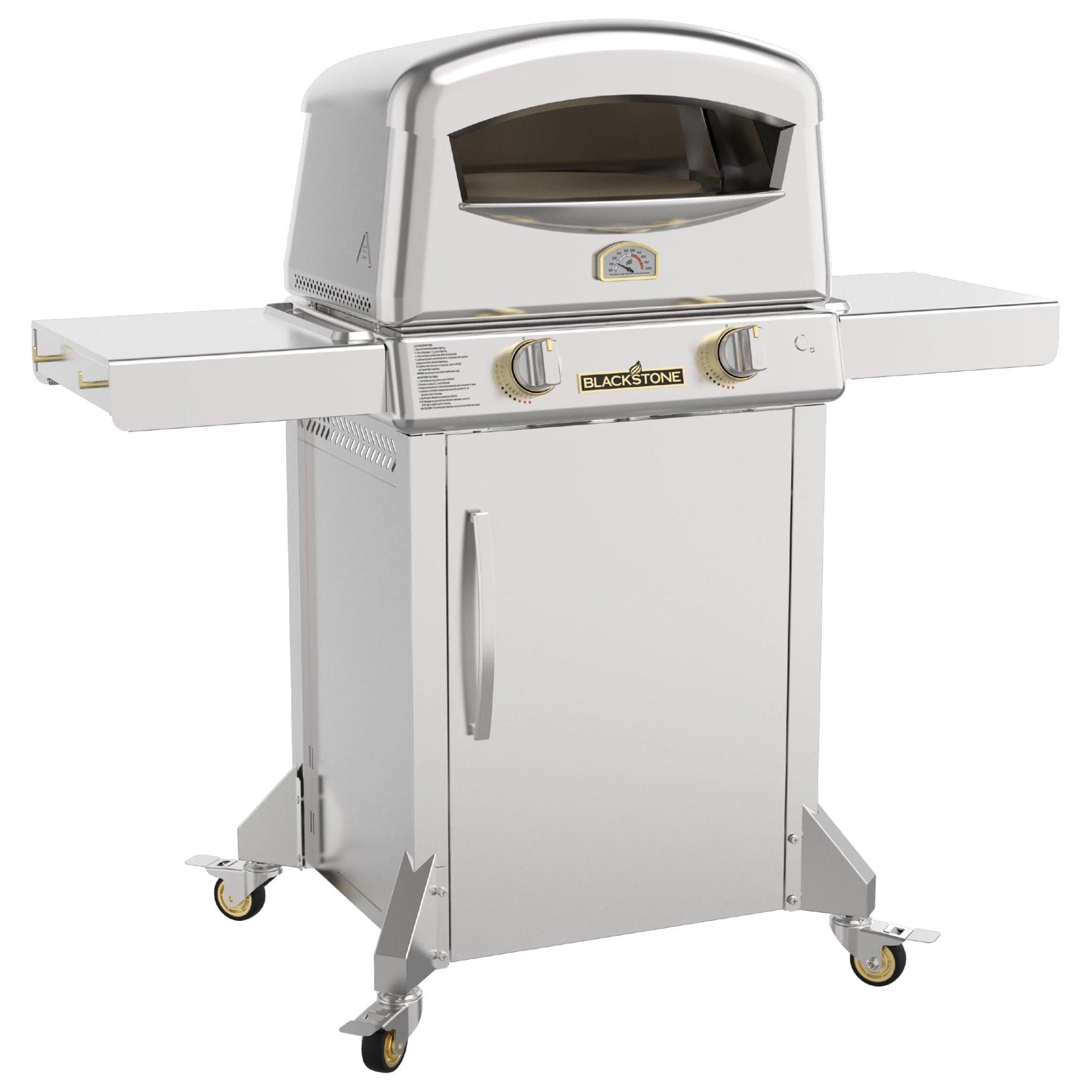 Blackstone Select Series 304 Stainless Steel Pizza Oven with Mobile Cart and 16-Inch Rotating Stone
