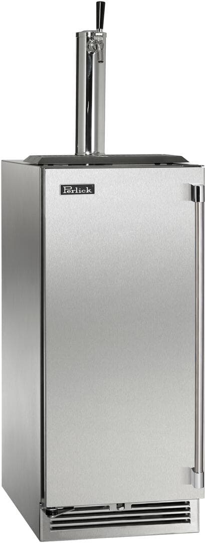 Perlick 15-Inch Signature Series Stainless Steel Outdoor Beer Dispenser - Right Hinged thumbnail 2