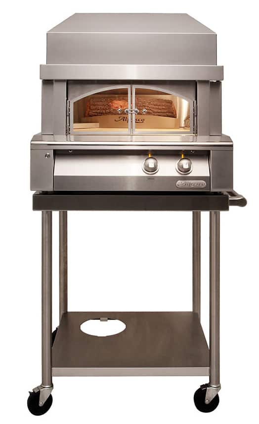 Alfresco Grills Deluxe Stainless Steel Prep Cart for Pizza Oven — image 1