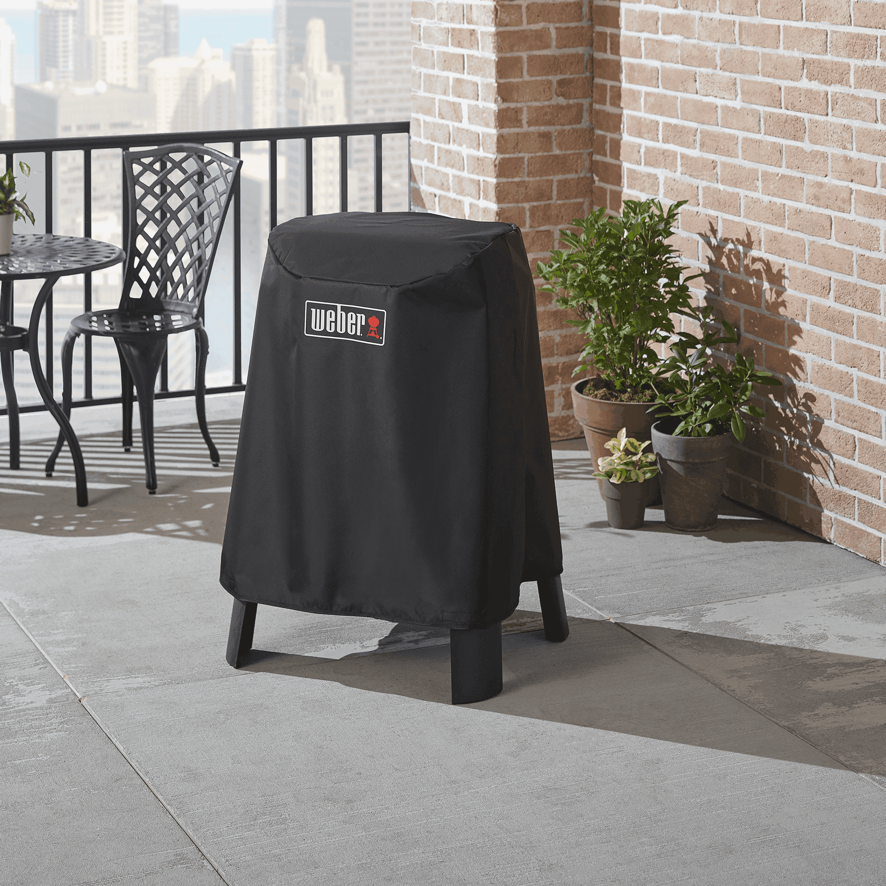 Weber Grills Premium Polyester Cover for Freestanding Weber Lumin Electric Grills with Stand thumbnail 2