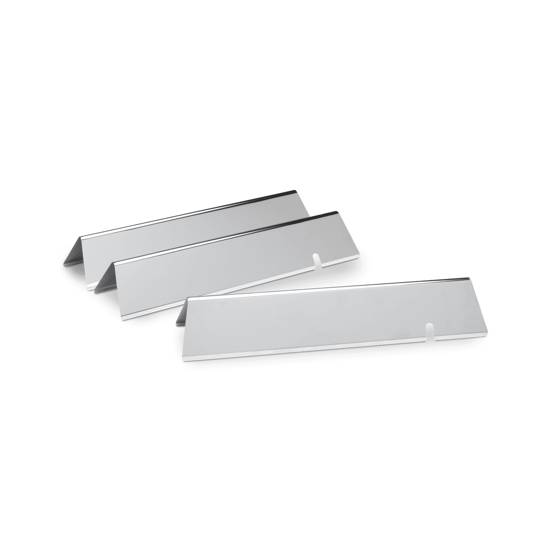 Weber Grills Stainless Steel Flame Tamer Flavorizer Bars for Spirit and Spirit II 200 series gas grills (2013-2024 model years) - Set of 3