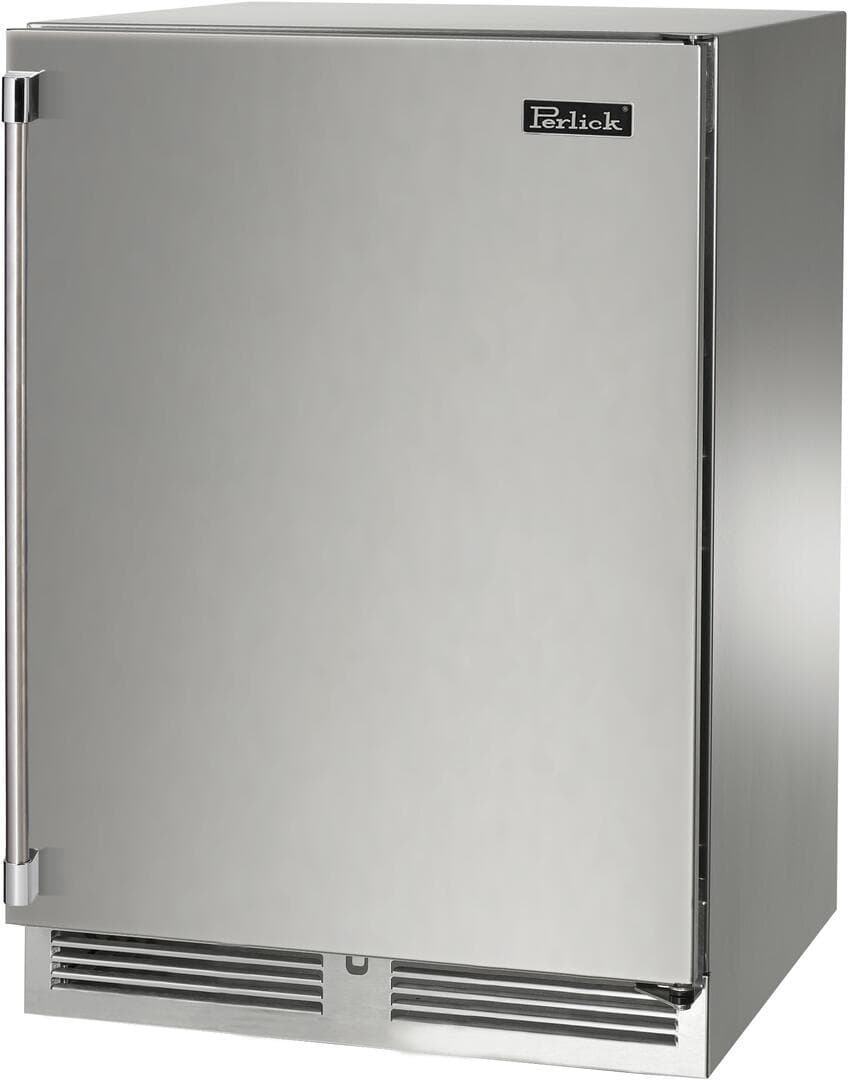 Perlick 24-Inch Signature Series Stainless Steel Outdoor Dual-Zone Refrigerator/Wine Reserve - Left Hinged thumbnail 2
