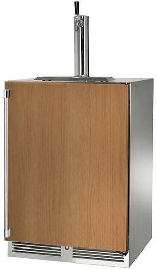 Perlick 24-Inch Signature Series Stainless Steel Panel Ready Single Tap Outdoor Beer Dispenser - Left Hinged thumbnail 2