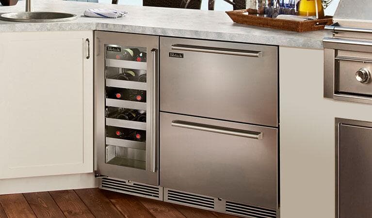 Perlick 24-Inch Signature Series Stainless Steel Outdoor Refrigerated Drawers thumbnail 2