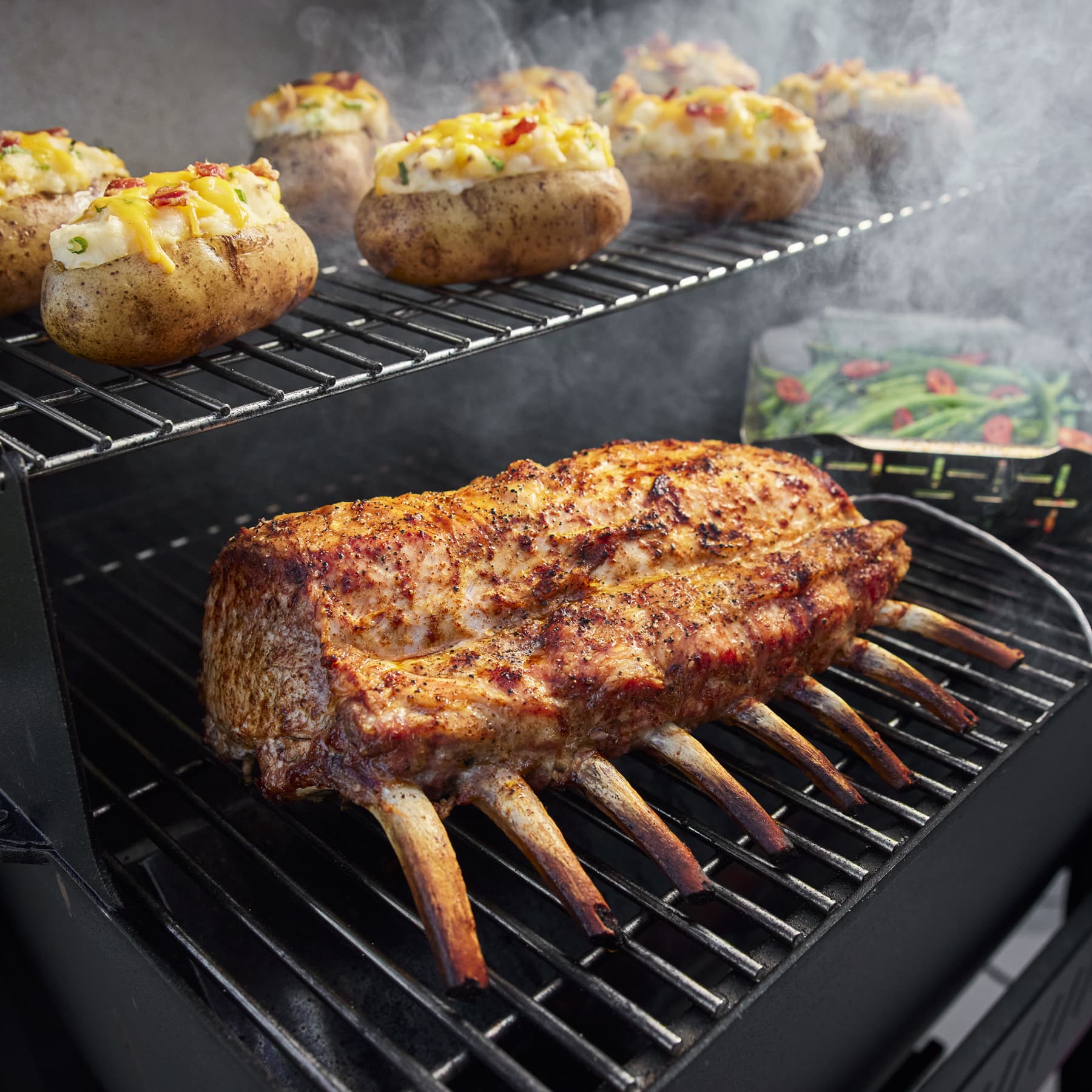 Weber Grills Searwood 600 24-Inch Wi-Fi Enabled Wood Fired Pellet Grill - Black thumbnail 2