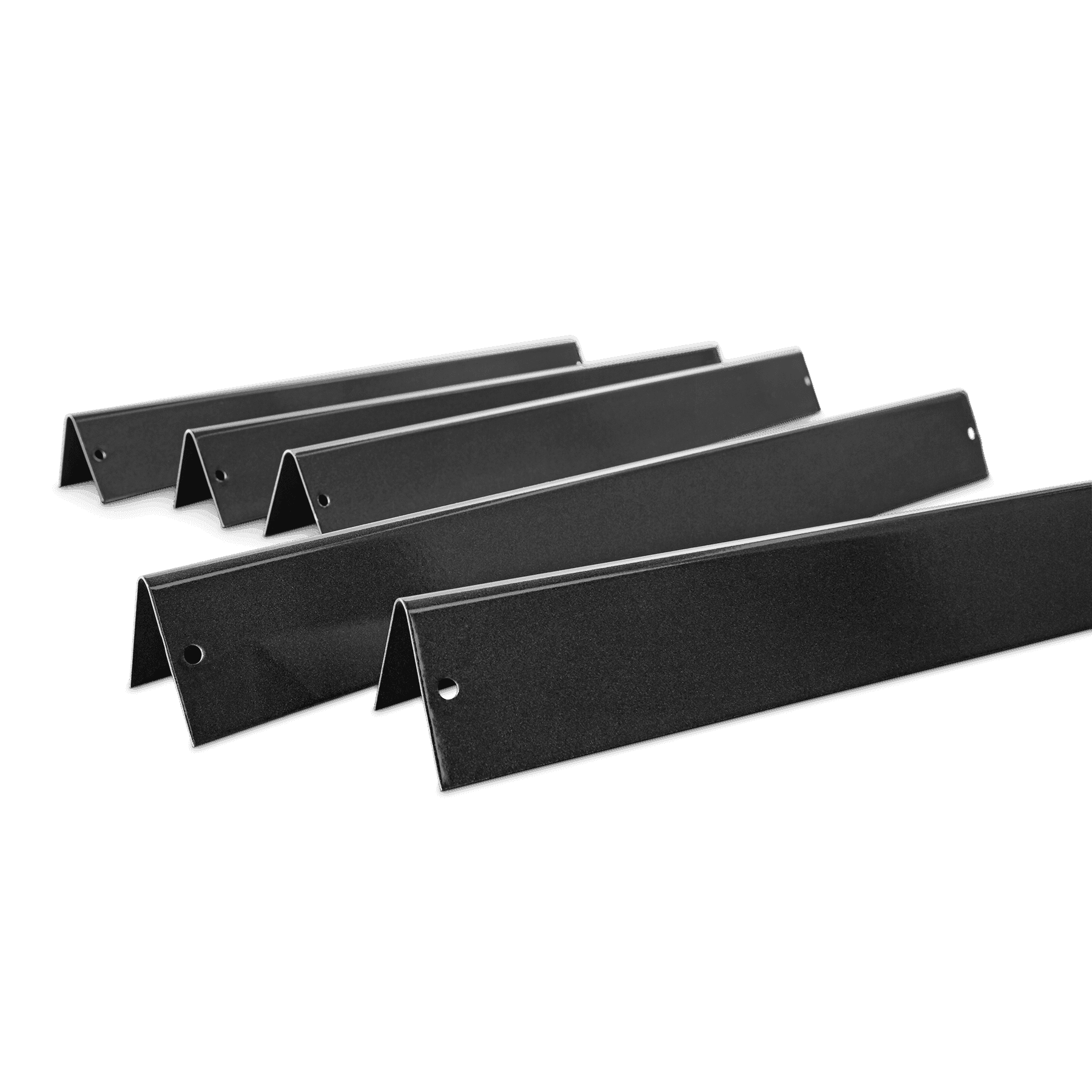 Weber Grills Porcelain-Enameled Flame Tamer Flavorizer Bars For Genesis Silver B & C, Spirit 3-burner, Spirit 700 & 900 Gas Grills - 5-Pieces