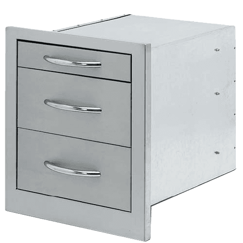 Cal Flame 18-Inch Triple Access Drawer