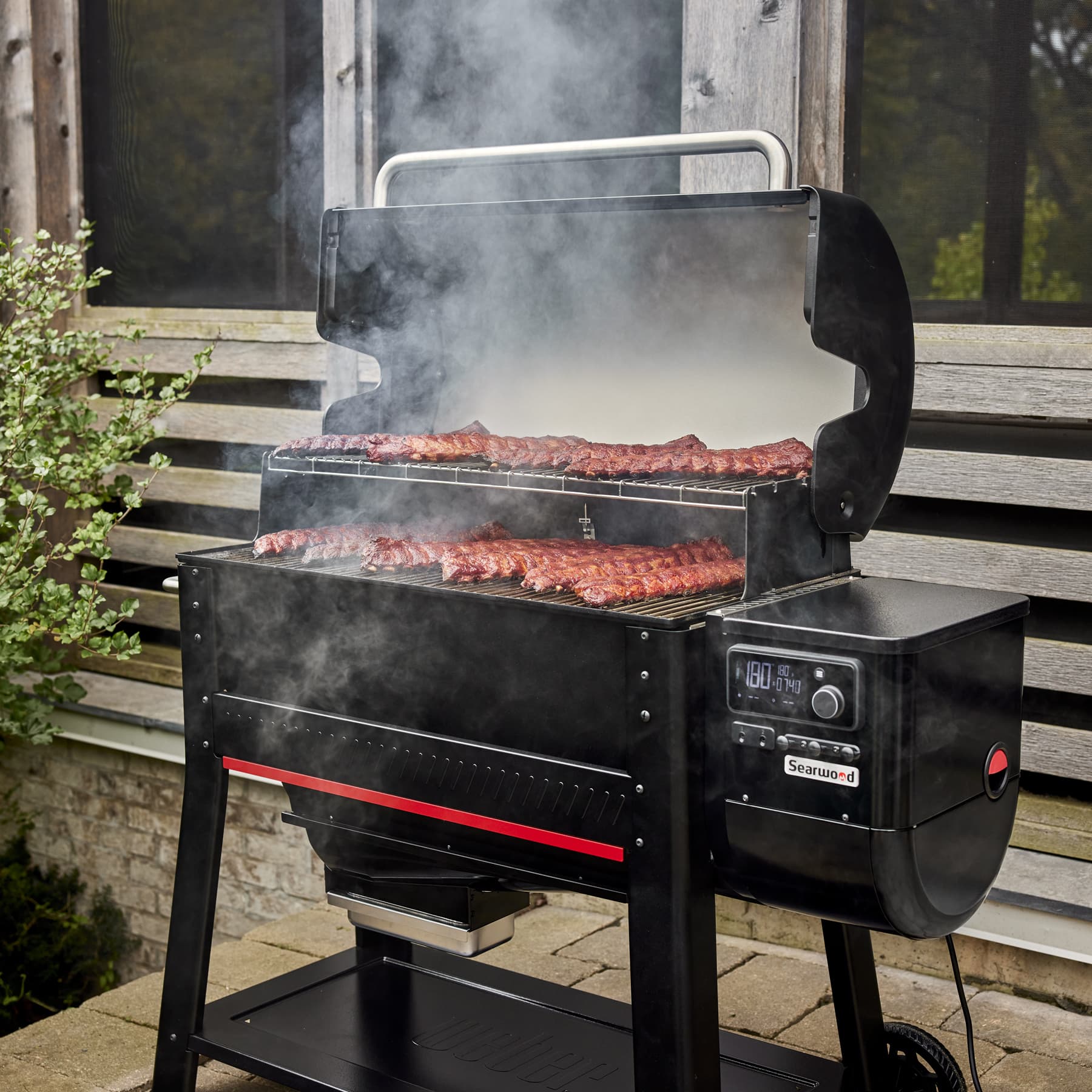 Weber Grills Searwood XL 600 36-Inch Wi-Fi Enabled Wood Fired Pellet Grill - Black thumbnail 8