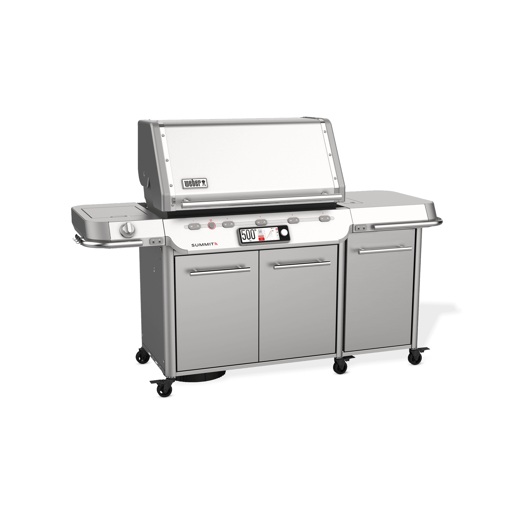 Weber Grills Summit Smart Fs38x S Wi Fi Connected Freestanding Gas Grill Rotisserie Sear Burner and Side Burner thumbnail 9