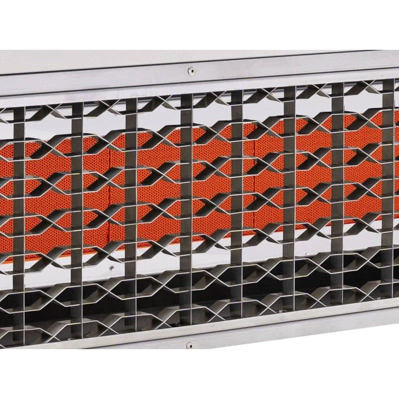 Sunpak TSH 48-Inch 34,000 BTU Propane Gas Two-Stage Infrared Patio Heater with Remote  - Stainless Steel thumbnail 5