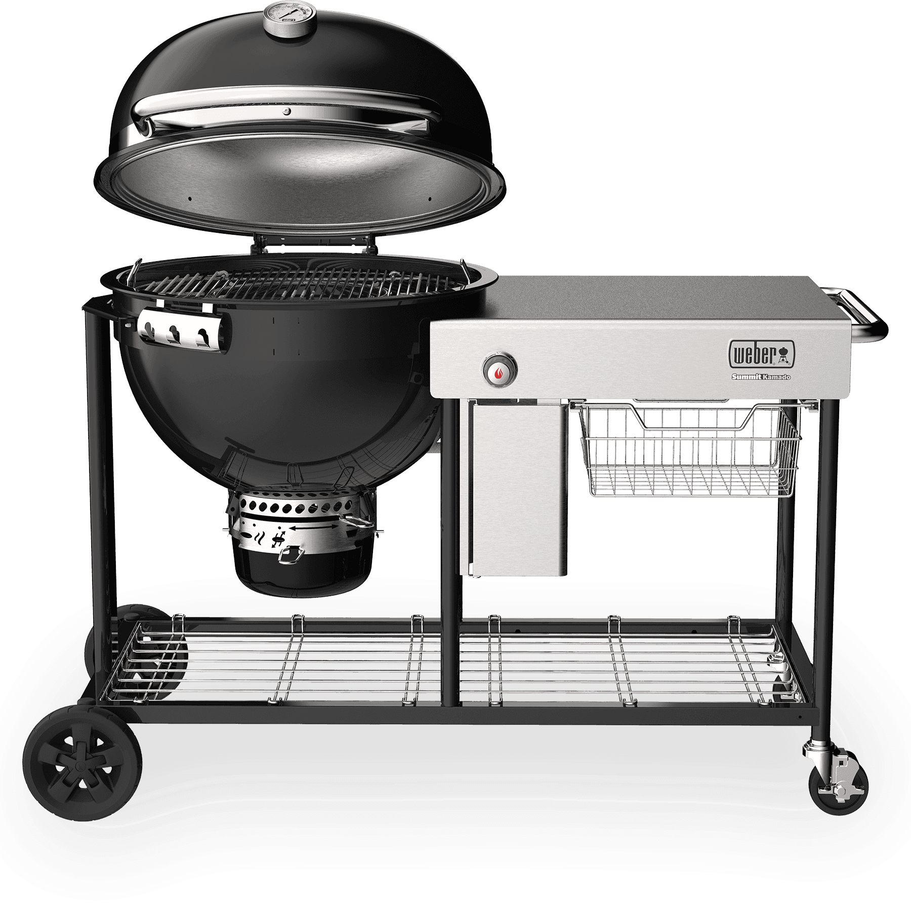 Weber Grills Summit 24-Inch Kamado S6 Charcoal Grill Center thumbnail 10