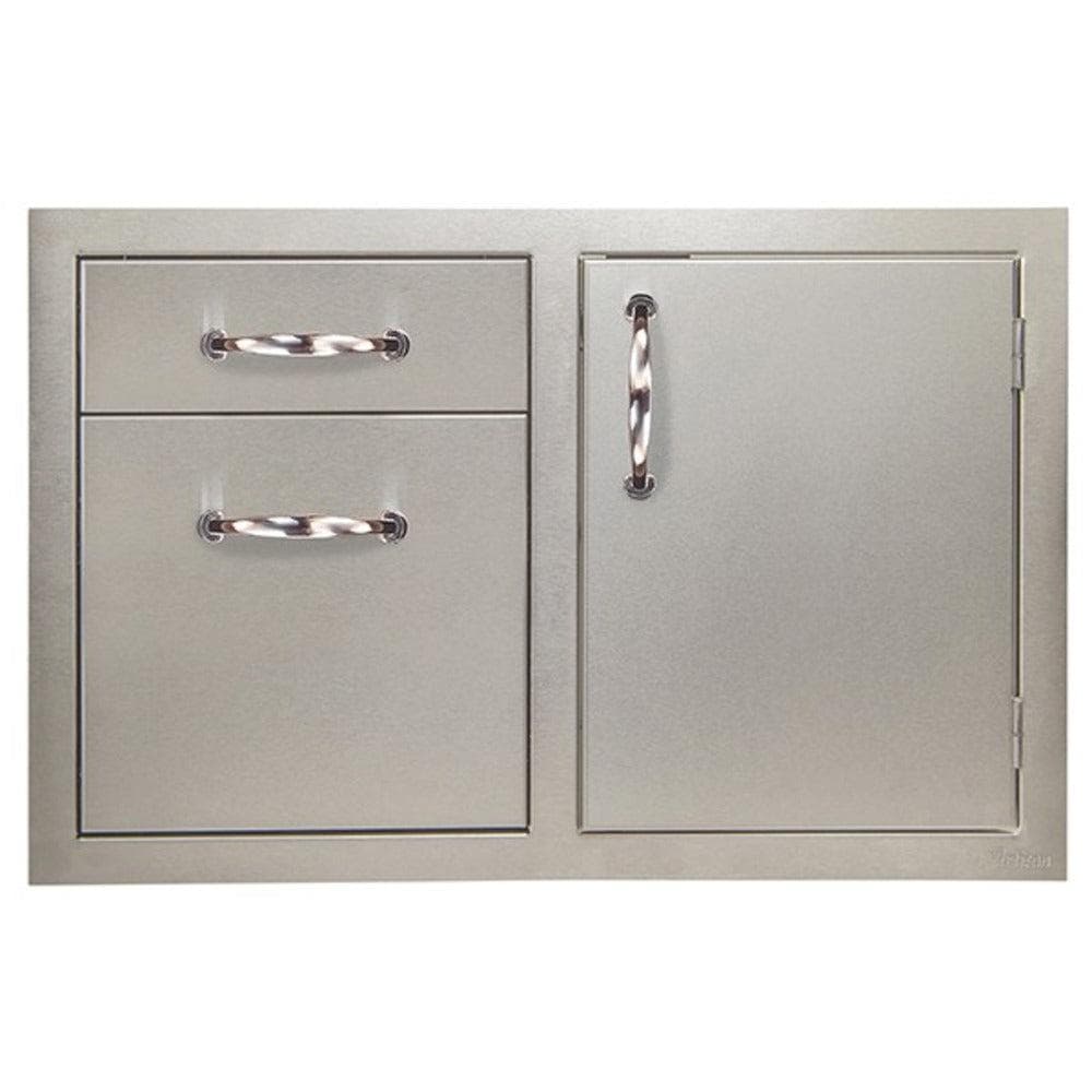 Artisan 36-Inch Stainless Steel Right-Hinged Access Door & Double Drawer Combo thumbnail 1