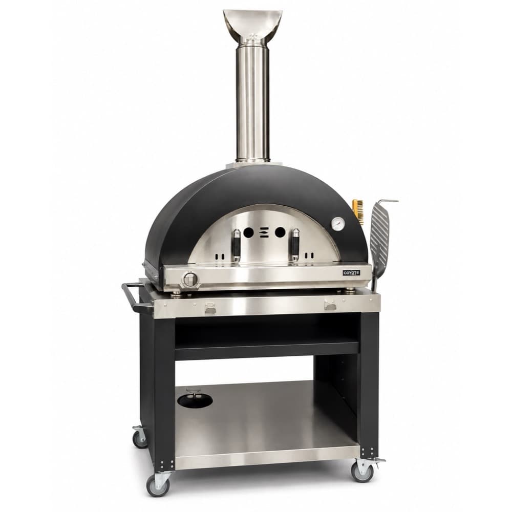 Coyote Freestanding Hybrid Gas & Fired Outdoor Pizza Oven