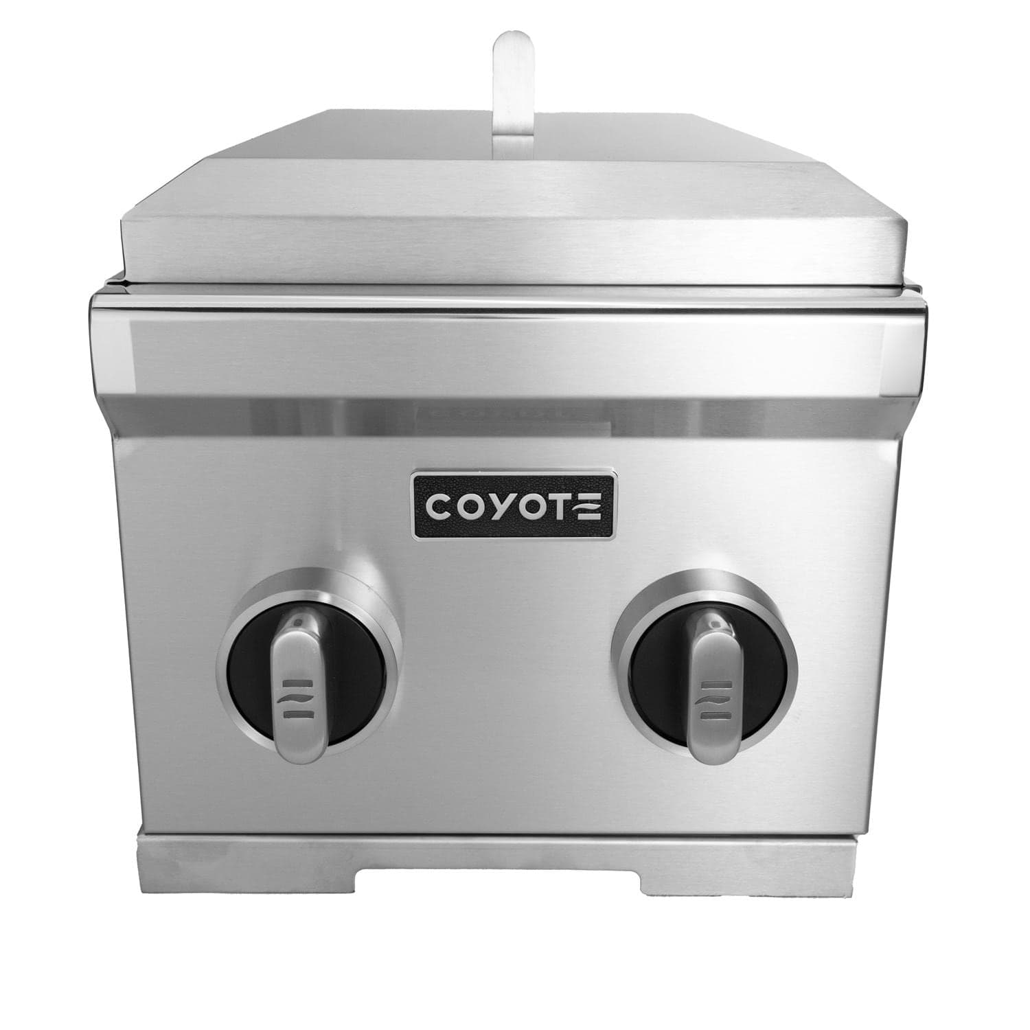 Coyote Built-In Gas Double Side Burner Removable Lid thumbnail 2