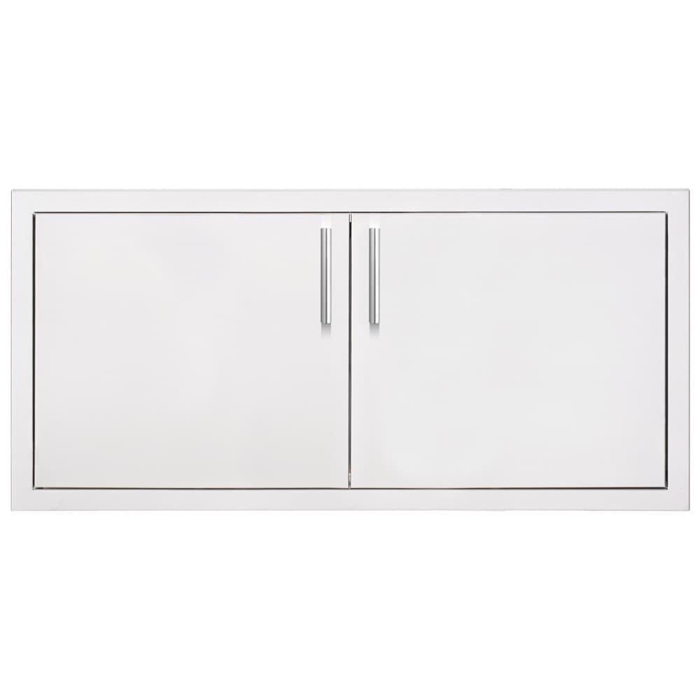 Summerset Grills 36-Inch Stainless Steel 2-Drawer Enclosed Water Resistant Dry Storage Pantry and Enclosed Cabinet Combo thumbnail 2