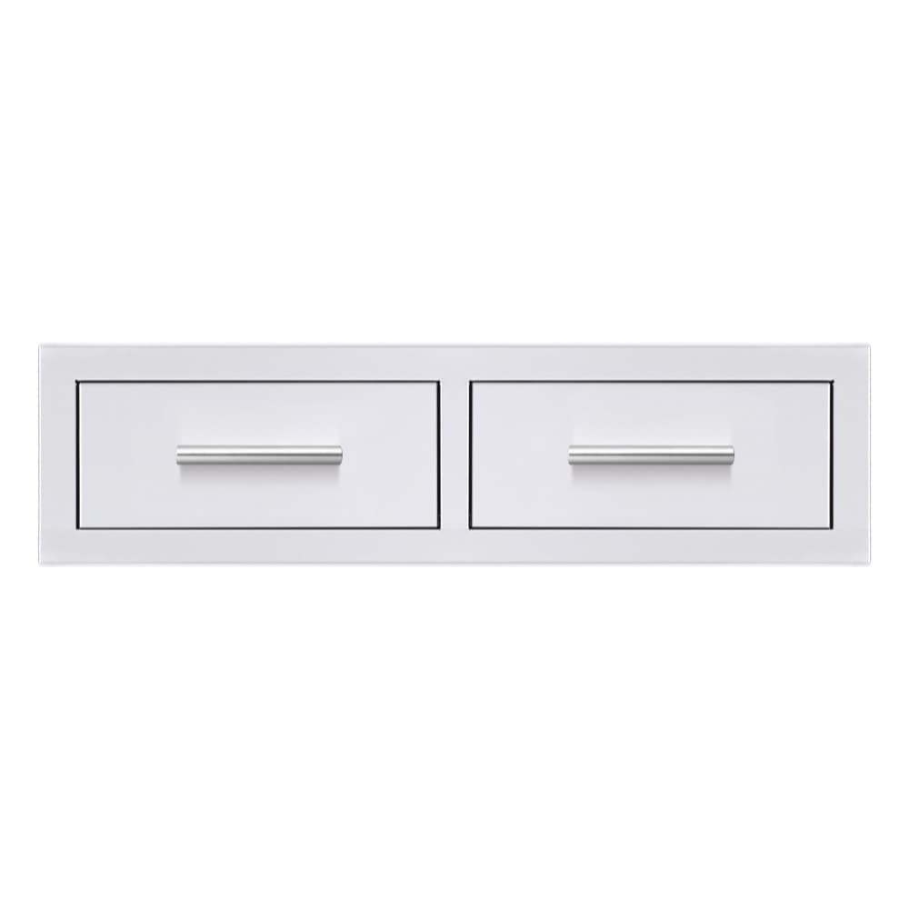 Summerset Grills 32-Inch Stainless Steel Flush Mount Horizontal Double Access Drawer