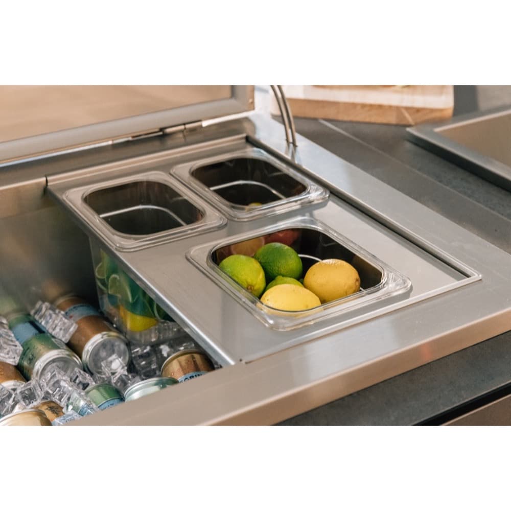 Summerset Grills 28-Inch Stainless Steel Drop-In Ice Bin Cooler with Removable Lid - 40 Lb. Ice Capacity thumbnail 3