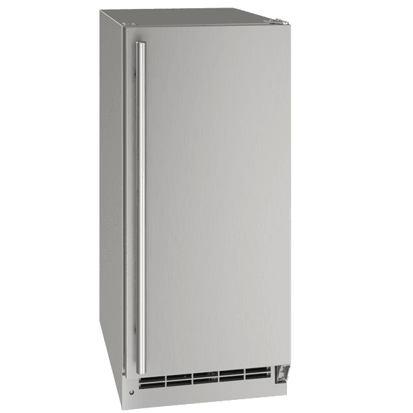 U-Line 55 Lb. 15-Inch Outdoor Rated Clear Ice Maker - Stainless Steel thumbnail 2