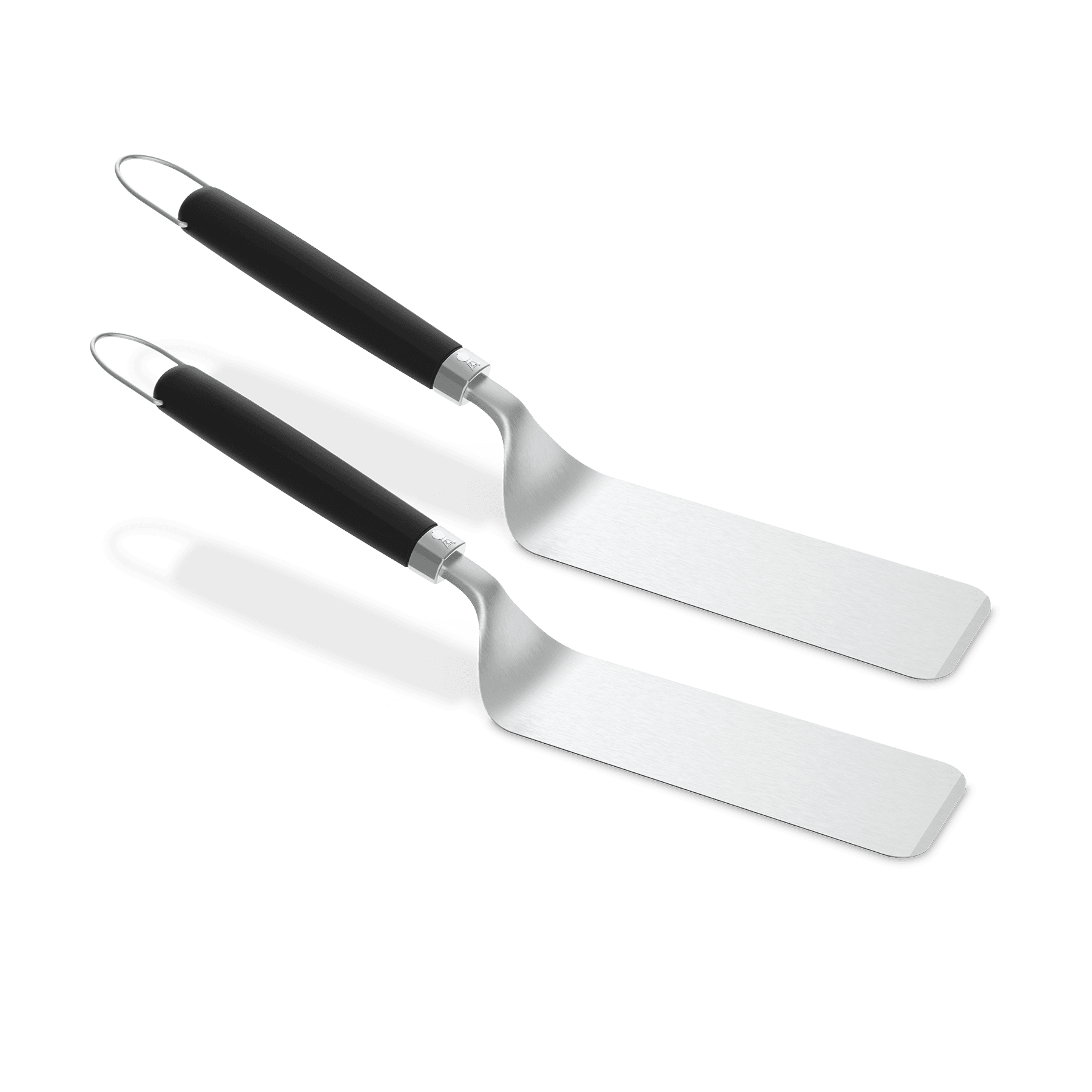 Weber Grills 2-Piece Stainless Steel Griddle Spatula Set with Non-Slip Handles