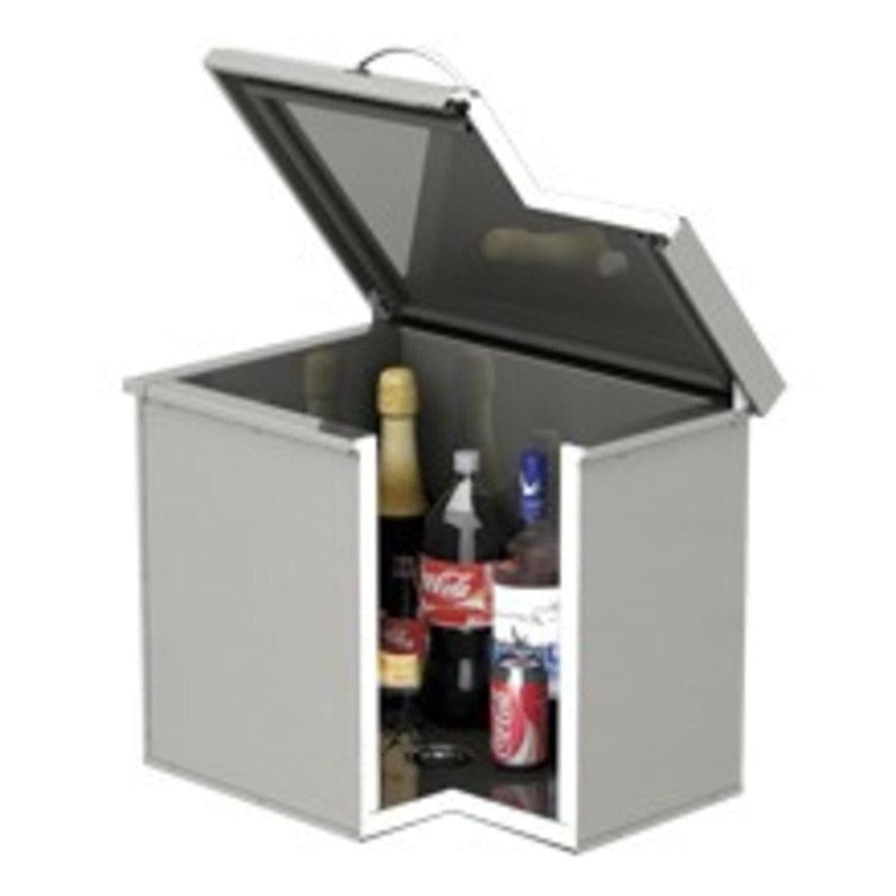 Artisan 22-Inch 2.7 Cu. Ft. Stainless Steel Drop-In Ice Bin Cooler with Lid - 20 Gallon Capacity thumbnail 2