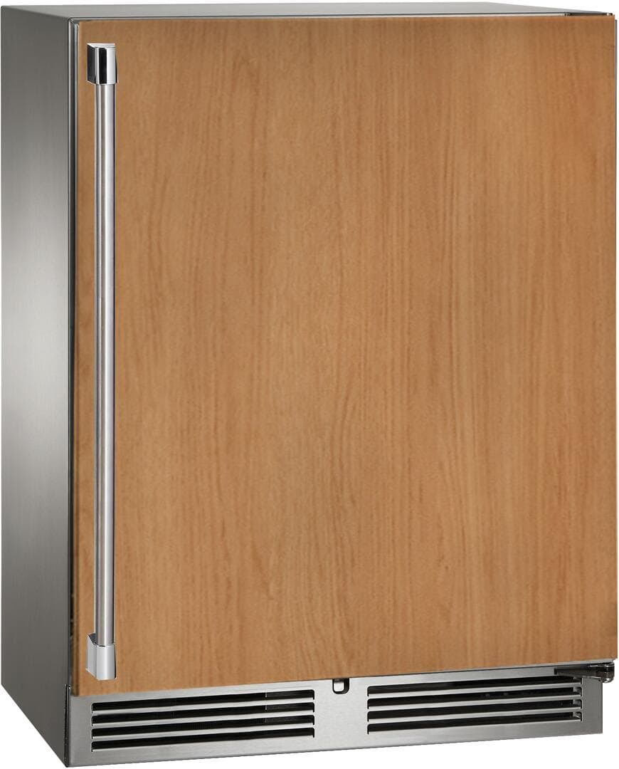 Perlick 24-Inch Signature Series Shallow Depth Stainless Steel Panel Ready Outdoor Beverage Center w/ Door Lock - Left Hinged thumbnail 2