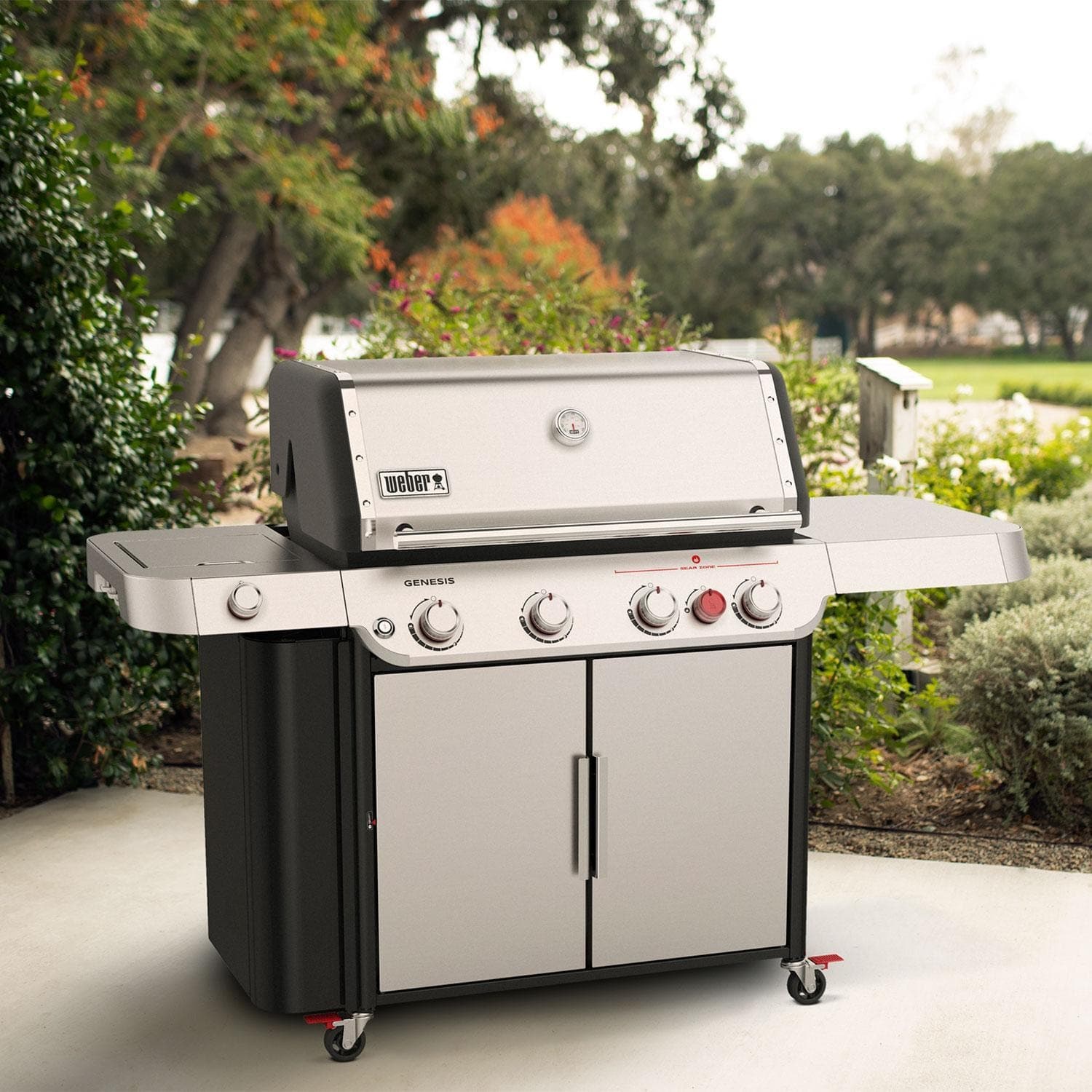 Weber Grills Genesis Sx 335 Gas Smart Grill Sear Burner & Side Burner thumbnail 4