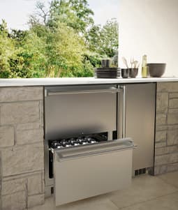 Marvel outdoor kitchen install