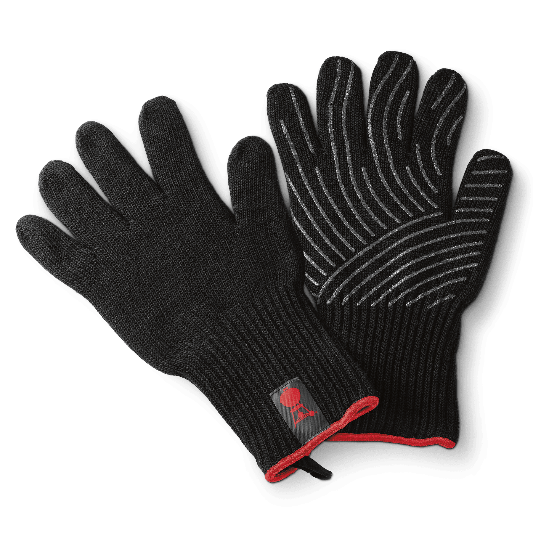 Weber Grills Premium Large / Extra-Large Grill Gloves With Silicone Grip Pattern Palm - Set Of 2