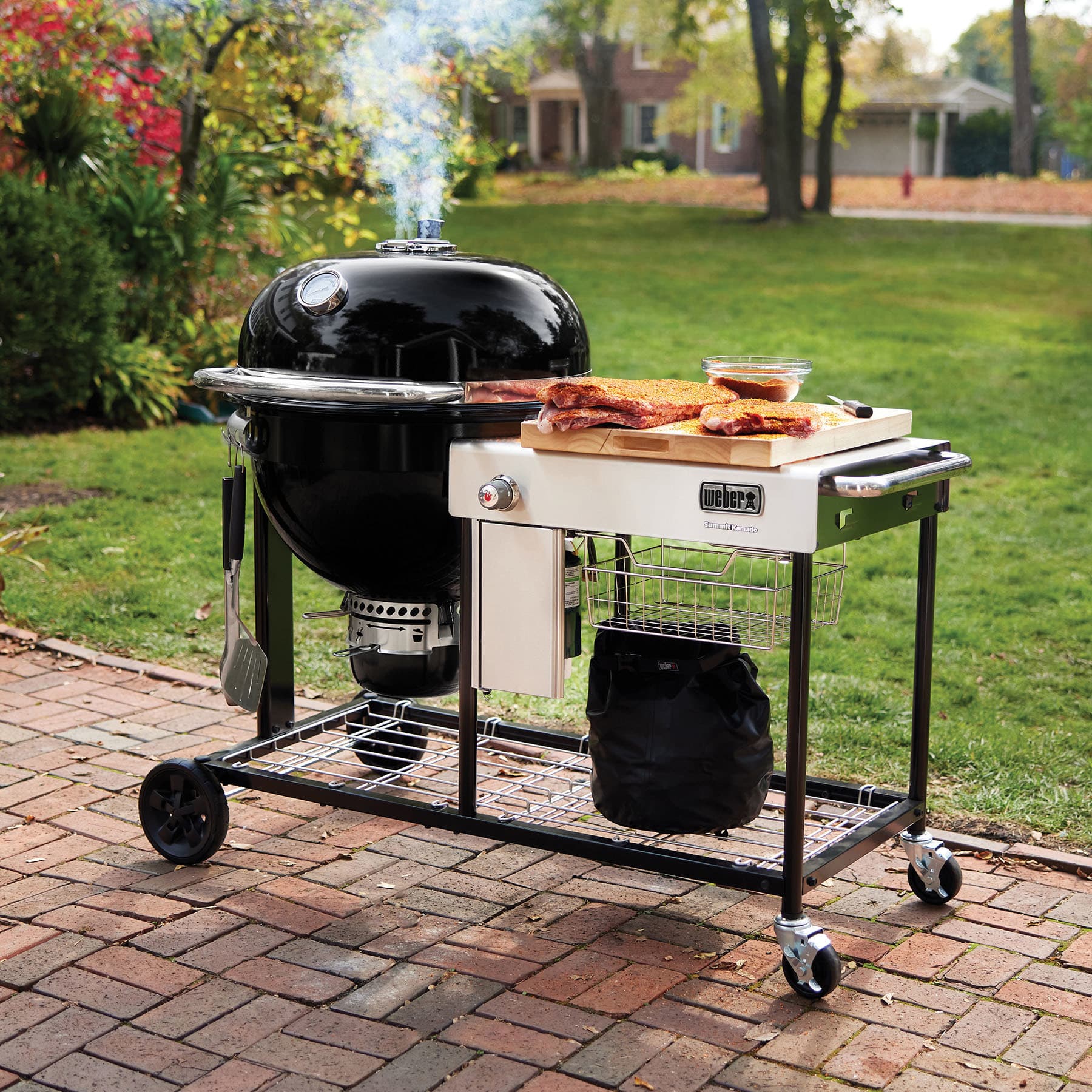 Weber Grills Summit 24-Inch Kamado S6 Charcoal Grill Center thumbnail 3