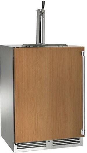Perlick 24-Inch Signature Series Stainless Steel Panel Ready Single Tap Outdoor Beer Dispenser w/ Door Lock - Right Hinged thumbnail 2