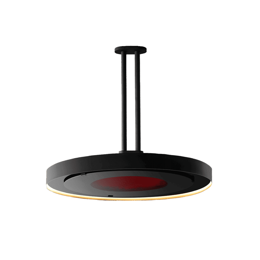 Bromic Heating 24-Inch Twin Straight Ceiling Pole for Eclipse Electric Patio Heaters
