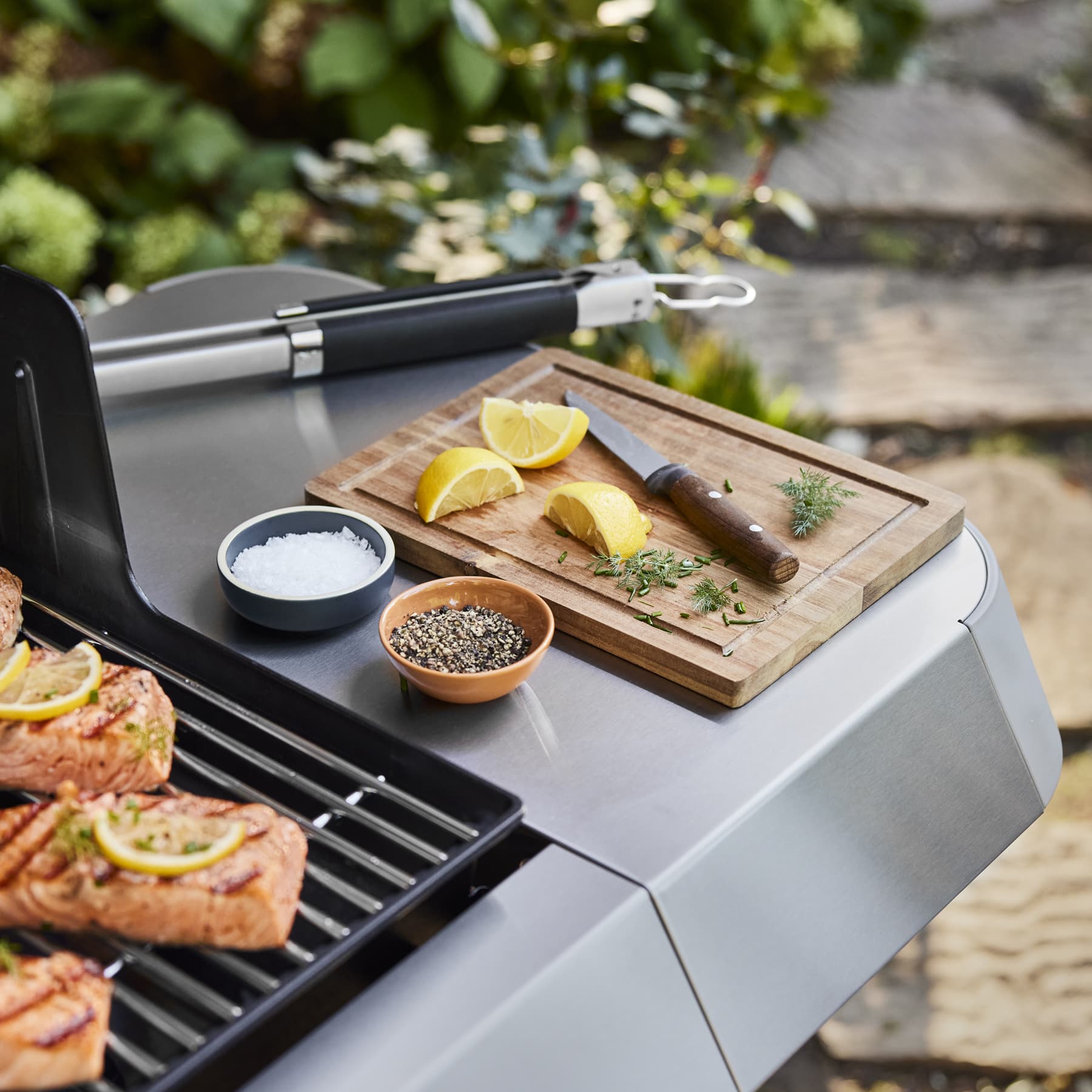 Weber Grills Genesis S-415 Freestanding Propane Gas Grill - Stainless Steel thumbnail 4