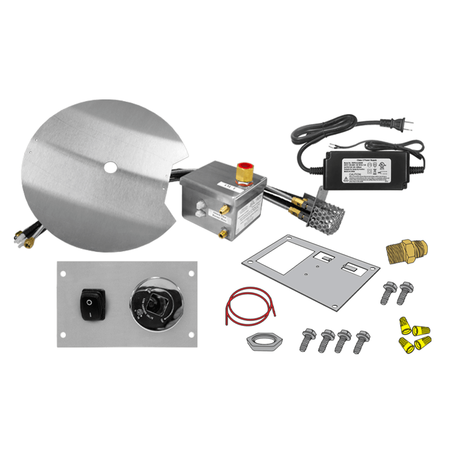 Firegear 72-Inch Rectangular Stainless Steel Natural Gas Flat Fire Pit Pan with H-Burner and Match Light Ignition System — image 1