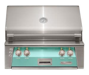 Alfresco Grills ALXE 30-Inch 2-Burner Built-In Natural Gas Grill with Sear Zone and Rear Infrared Burner - Light Green — image 1