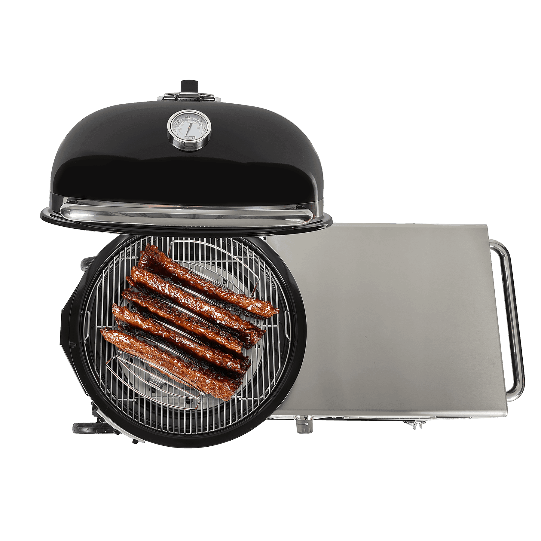 Weber Grills Summit 24-Inch Kamado S6 Charcoal Grill Center thumbnail 2